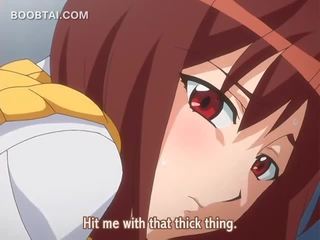 Charming anime school girl tasting and fucking pecker